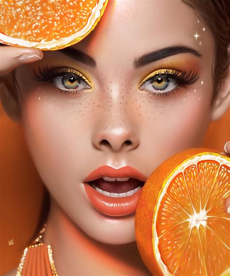 Orange Makeup Face Saubhaya Makeup