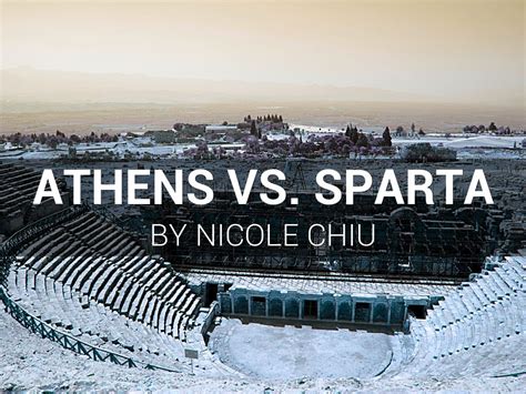 Athens Vs Sparta By Hchiu2020