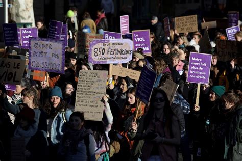 Thousands March Across Globe To Denounce Violence Against Women