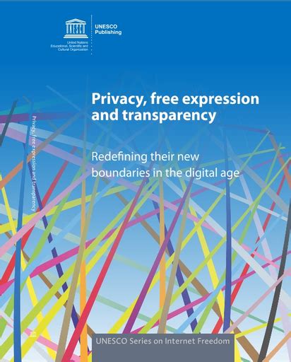 privacy free expression and transparency redefining their new boundaries in the digital age