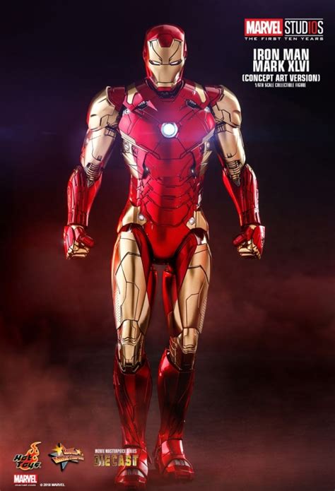 Figurine 16 Iron Man Mark Xlvi Concept Art Version Machinegunfr