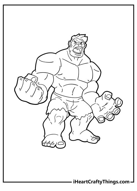 25 Popular Hulk Coloring Pages For Toddler Hulk Face Coloring Pages