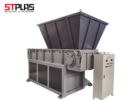 Pe 30kw Industrial Waste Shredder With Hydraulic Conveyor