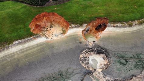 Massive Sinkholes Open Up Near Recreation Center In The Villages