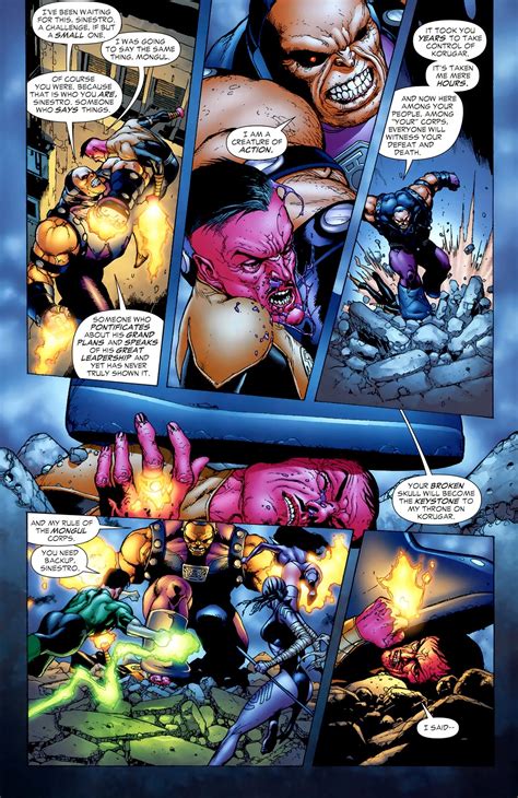 Sinestro Vs Mongul Green Lantern Comic Book Cover Book Cover