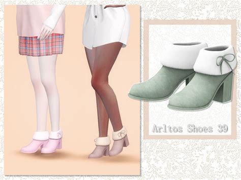 Sims 4 Winter Shoes And Boots Cc Guys Girls Fandomspot