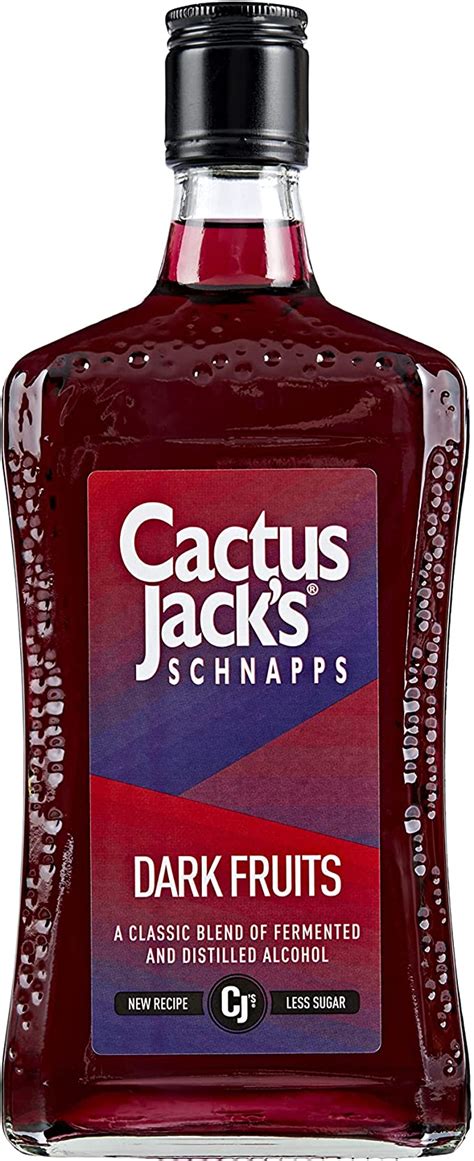 Cactus Jacks Dark Fruits Flavoured Schnapps 70cl Enjoy As A