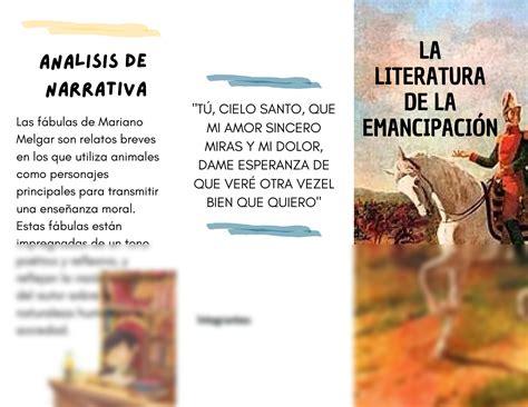 SOLUTION La Literatura De La Emancipaci N Triptico Studypool