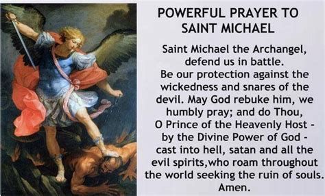 Michael the archangel, defend us in battle. "St. Michael the Archangel, Defend us in Battle ...