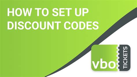 How To Set Up Discount Codes Youtube