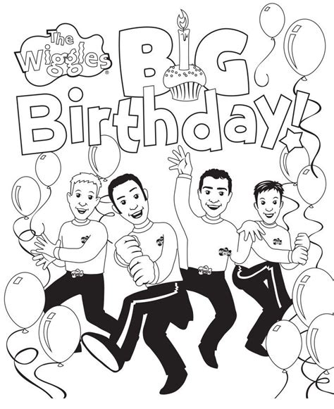 Free Printable Wiggles Coloring Pages For Kids Coloring Pages For
