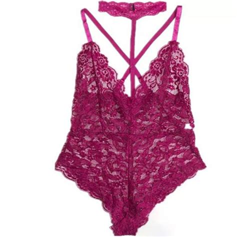 siamese sexy lace hanging neck temptation sexy lingerie
