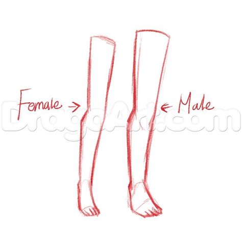 How To Draw Anime Legs Step By Step Anatomy People Free Online Drawing Tutorial Added By