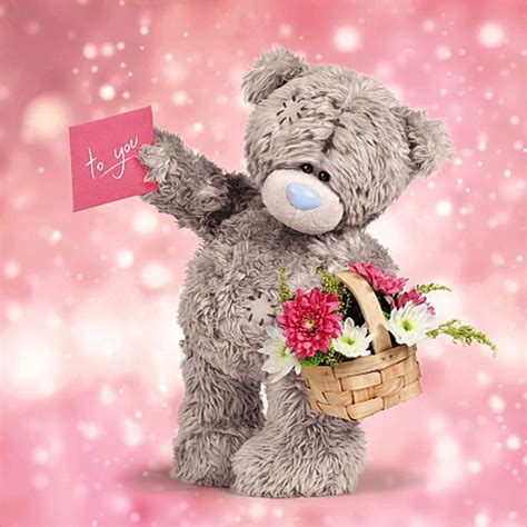 After you sign in, your upload will start. 3D Holographic With Flowers Me To You Bear Card (A93VZ096 ...