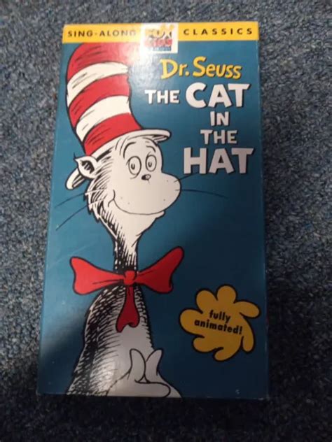 Dr Seuss The Cat In The Hat Vhs Animated Sing Along Classics