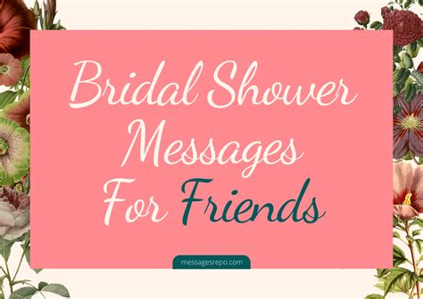 70 Bridal Shower Messages For Friend