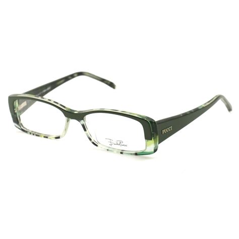 Emilio Pucci Women Eyeglasses Frames Ep2651 024 Green 50 15 135 Rectangle