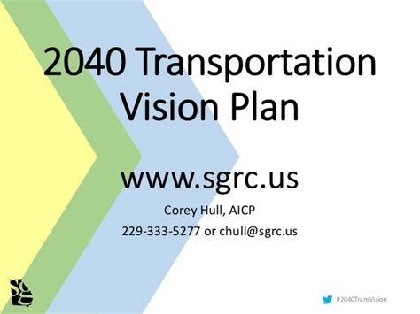 2040 Transportation Vision Plan Highlights