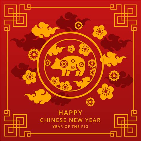 Send chinese new year cards at funky pigeon. Chinese Happy New Year 2019 Vector - Download Free Vectors ...