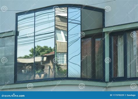 Modern Glass Building Windows Stock Image Image Of Reflective