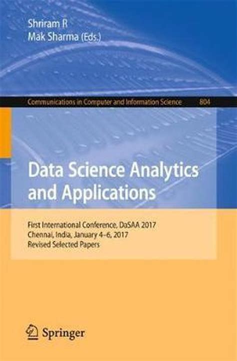 Communications In Computer And Information Science Data Science