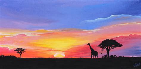 Sunset Landscape Paintings