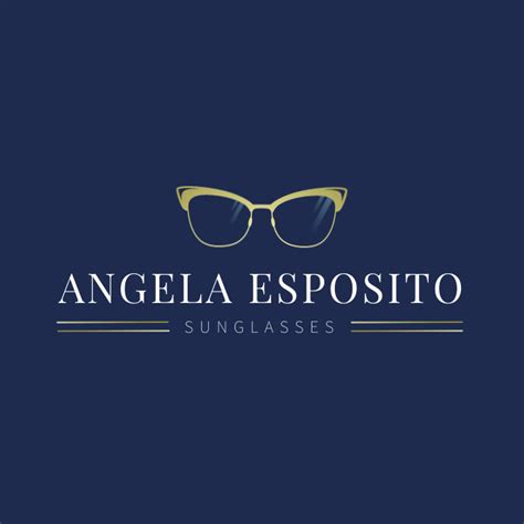 Blue Sunglasses Logo Template Postermywall