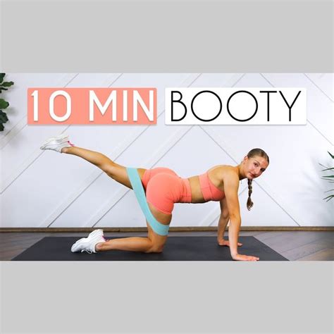 10 Min Booty Pump Workout Booty Band Glute Activation Translation