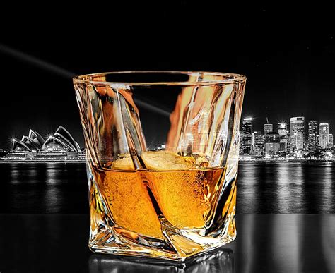Not at all like red. Set of 2 Crystal Clear Whiskey Glasses Scotch Bourbon ...