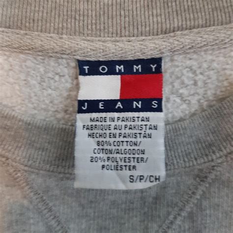 vintage tommy hilfiger embroidered sweatshirt size s depop