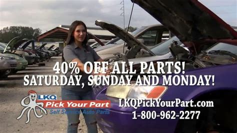 Maybe you would like to learn more about one of these? LKQ Pick Your Part TV Commercial, 'All Parts' - iSpot.tv