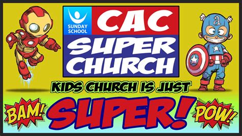 Kids Super Church This Sunday At 10am Christian Apostolic Church