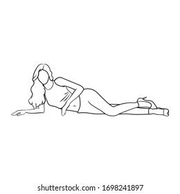 How To Draw Someone Lying Down From The Side