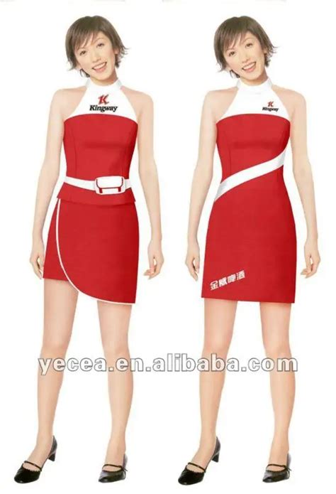 Hot Selled Sales Woman Promotion Uniform Buy Promotion Uniformsales