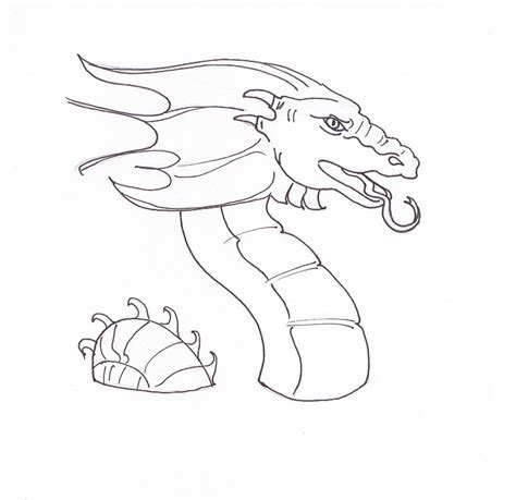 Easy Drawing Dragon At Getdrawings Free Download
