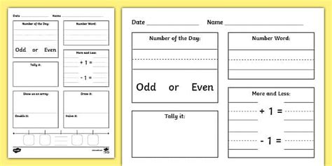 Number Of The Day Worksheet Ks1 Maths Resource Twinkl