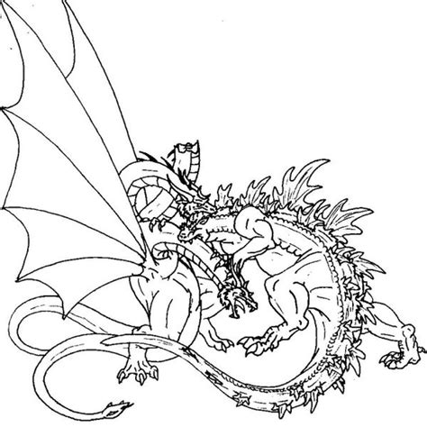 20 Free Printable Godzilla Coloring Pages EverFreeColoring