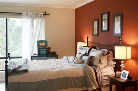 Light Maroon And Light Brown Accent Wall Color For Bedroom Home