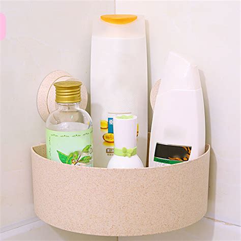 If your shower is short on space for your shampoo and conditioner bottles, and you find yourself leaving them on the shower floor, take a look at this shower. Bathroom Shower Bath Shelf Corner Rack Organizer Caddy ...