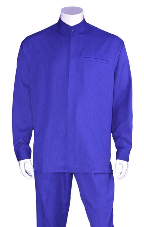 Fortino Landi Walking Set M2826 Royal Blue Men Suits Direct