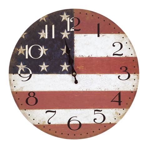 The clock motor is high torque. Yosemite Home Decor 14 in. Circular Wooden Wall Clock with ...