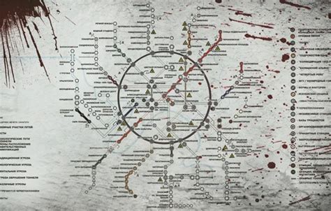 Wallpaper Map Metro 2033 Glukhovsky Metro 2034 Map Metro 2033
