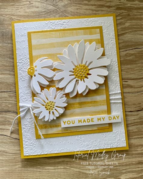 New Cheerful Daisy Card Lindas Stampin Escape