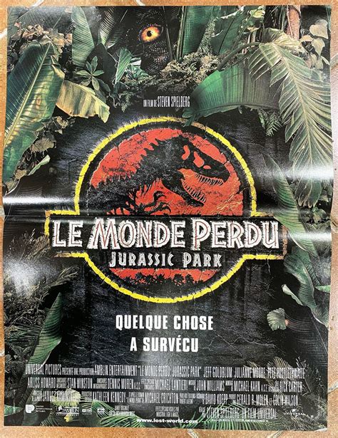 The Lost World Jurassic Park Movie Poster 40x60cm Universal