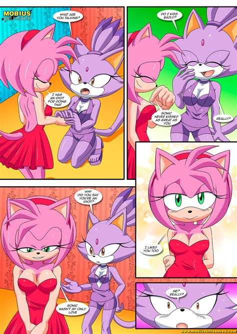 Rule 34 2girls Amy Rose Bbmbbf Blaze The Cat Burning Love Comic