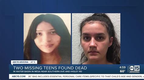 Two missing teens found dead in Mesa, police say - One News Page VIDEO