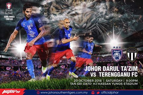 Piala malaysia 2019 separuh akhir 2, pahang vs kedah. Live Streaming JDT Vs Terengganu Separuh Akhir 2 Piala ...