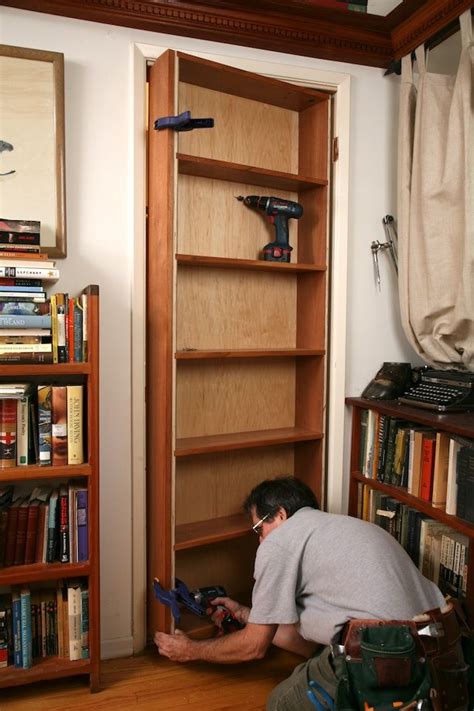 Make Your Own Hidden Pivot Bookcase Its Involved But Worth It To