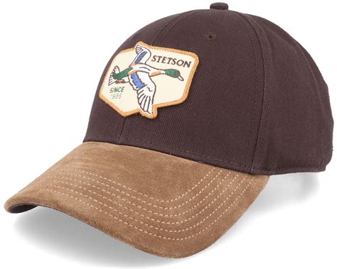 Baseball Cap Duck Brown Adjustable Stetson Cap Hatstorede