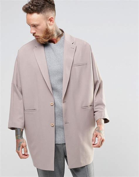Asos Oversized Blazer In Pink At Mens Outfits Oversized